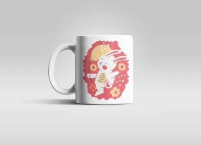 Produktbild von Osterhase Tasse Kaffeetasse mit Motiv auch für Tee oder Kakao
