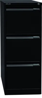 Produktbild von Bisley Hängeregistratur Schrank - 3 Schübe - Farbe: Schwarz