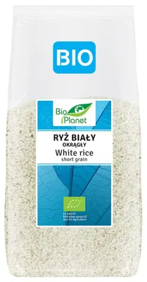 RYŻ BIAŁY OKRĄGŁY BIO 500 g - BIO PLANET
