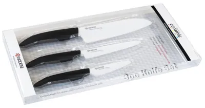 Produktbild von Kochset mit 3 feinen keramik-küchenmessern Kyocera ADB01791