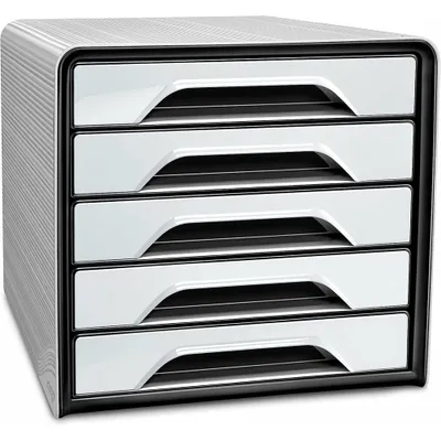 Zdjęcie produktu dla CEP 7-111, 5 szuf., Czarny, Biały, Polistyren, Monochromatyczny, 288 mm, 360 mm