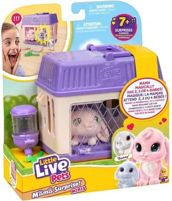 Zdjęcie produktu dla Zestaw do zabawy LITTLE LIVE PETS Mama Surprise Króliki, z Bobasami, Akcesoria do personalizacji