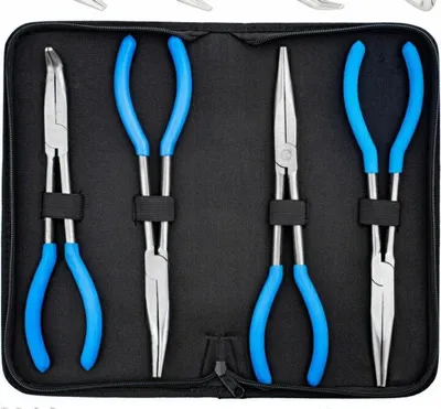 Obrázek produktu pro Kleště 280 mm sada 4 ks / stříbrné