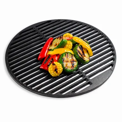 Produktbild von Kochmann Grillrost Grillgitter Gusseisen – Ø45 cm – Gussgrillrost BBQ Grill – Perfekte Wärmeverteilung, Hohe Hitzebeständigkeit & Langlebig - KEG10