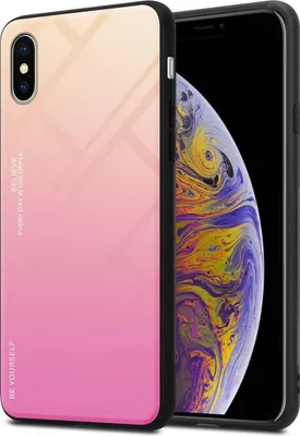 Produktbild von Cadorabo Hülle für Apple iPhone XS MAX Schutz Hülle in Schwarz Handyhülle TPU Etui Cover Case Tempered Glas
