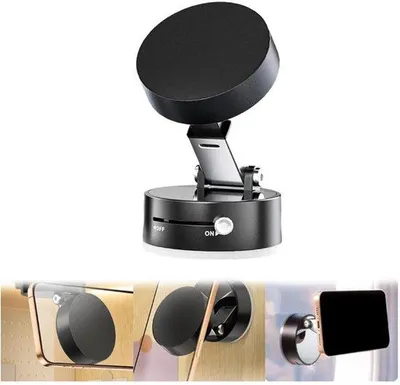 Immagine prodotto di Supporto magnetico pieghevole per cellulare, portatile, nero