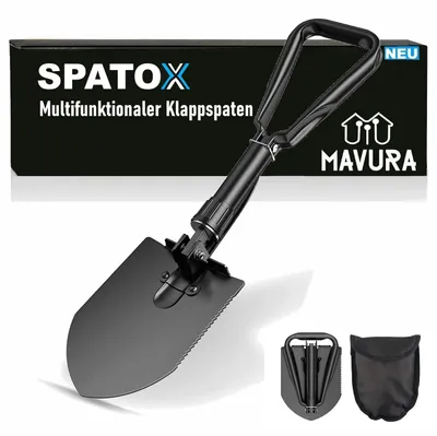 Produktbild von SPATOX Klappspaten Mini Klappschaufel Hacke Camping Schaufel Spaten Säge Outdoor