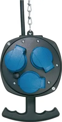 Zdjęcie produktu dla Podwieszany rozdzielacz zasilania CEE 5-biegunowy 400V/16A 2x CEE 5-biegunowy 400V/16A 6h+3x 230V/16A