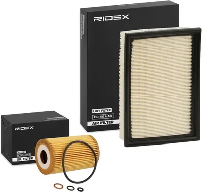 Produktbild von RIDEX Filterset Inspektionspaket Filtersatz für BMW 3 Limousine (E46) 3 Touring (E46) 3 Coupe (E46)