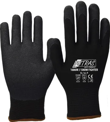 Produktbild von Nitras Safety Nitras Winterhandschuh Snow Fighter Winterhandschuh Größe 8 Schwarz Snow Fighter