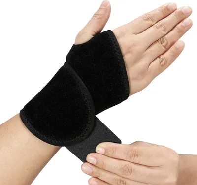 Produktbild von Handgelenk Bandage, 2 Stück Handgelenkstütze, Sehnenscheidenentzündung Bandage Karpaltunnel Schiene, Handbandage Rechts Links