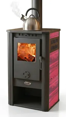Produktbild von Kaminofen Atene S 4.0 Keramik Rot