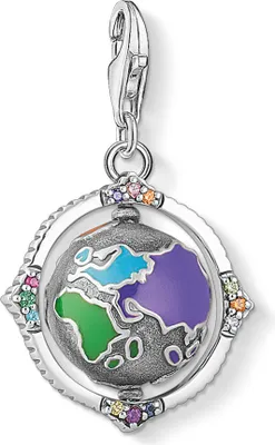 Immagine prodotto di Thomas Sabo Vintage globo colorato 1766-845-7 Ciondolo Charm