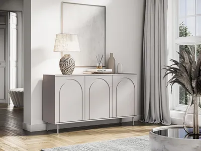 Produktbild von Kommode – Sideboard – Beistellschrank – ORVELLA 01 – Kaschmir – 150 cm – Modernes Design mit Push-to-Open und großzügigem Stauraum