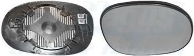 Produktbild von VAN WEZEL Spiegelglas Außenspiegel Rechts für CITROËN XSARA PICASSO (N68) Konvex Beheizbar 0957838