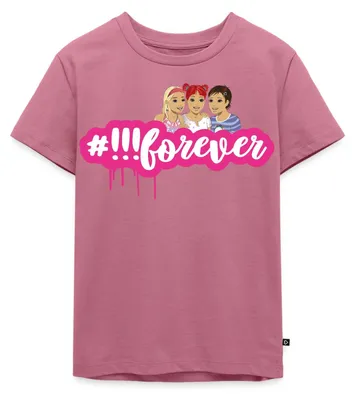 Produktbild von Spreadshirt Die Drei Ausrufezeichen #forever Kinder Premium T-Shirt, 122/128 (6 Jahre), Mauve