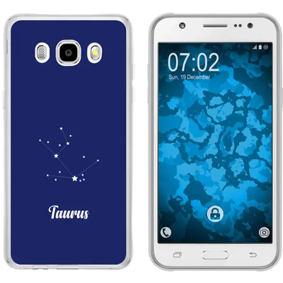 Produktbild von PhoneNatic Case kompatibel mit Samsung Galaxy J5 (2016) J510 Silikon-Hülle SternzeichenTaurus M8