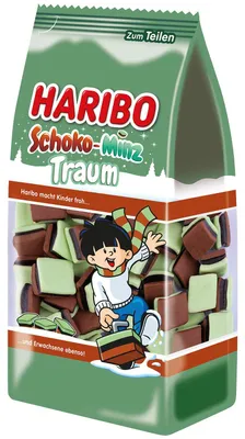 Obrázek produktu pro HARIBO 10032193 HARIBO Schoko-Minz Traum Lakritz 300,0 g