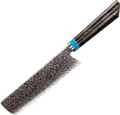Produktbild von Damast Küchenmesser Zetsu Nakiri - Präzise Schneidekunst für Gemüse KP37410