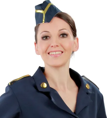 Produktbild von Foxxeo 35010 | Stewardess Mütze