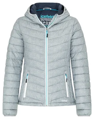 Immagine prodotto di Giacca da donna icefeld, modello imbottito/isolante, color grigio melange, taglia S
