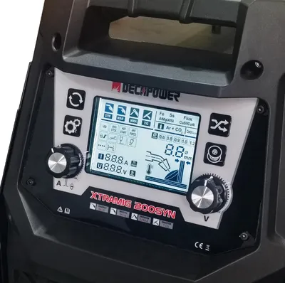 Produktbild von Schweißgerät – 4-in-1 MIG/MAG/MMA/TIG/Flux, 200A, mit LCD-Display und IGBT-Inverter