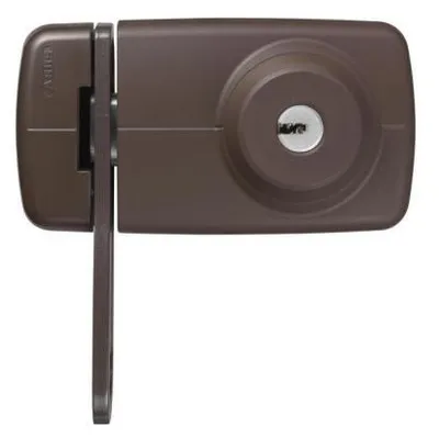 Produktbild von Abus Tür- Zusatzschloss 7035 braun 53301