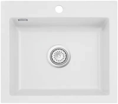 Produktbild von Flächenbündige Spüle MERA 57 F in SATIN mit Handbetätigung