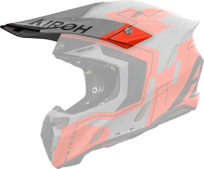 Immagine prodotto di Frontino Casco Airoh Twist 3 Dizzy Grigio Arancio Fluo