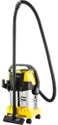 Produktbild von Kärcher WD 5 P S V-25/5/22, Trocken&Nass, Schwarz, Edelstahl, Gelb, Fleece, Drehregler, Edelstahl, 25 l