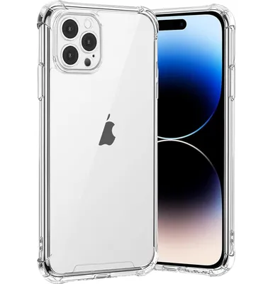Produktbild von Handyhülle für iPhone 14 Pro Max Silikon Case Schutz Hülle Transparent Durchsichtig