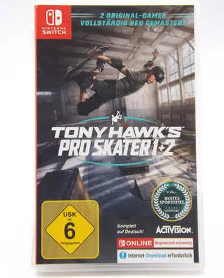 Produktbild von Tony Hawks Pro Skater 1+2  SWITCH Remastered