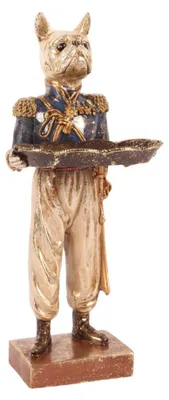 Produktbild von Hundfigur aus Polyresin, 35 cm hoch