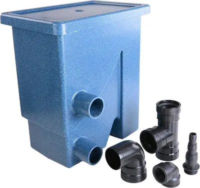 Produktbild von Famanu Vorfilter 300μ - Vielseitiges Teichfilter, Blau