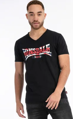 Produktbild von Lonsdale Stanydale Kurzarm-t-shirt Schwarz XL Herren Schwarz XL