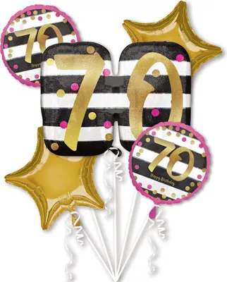 Produktbild von 5-teiliges Ballonset 70.Geburtstag