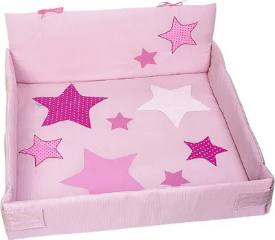 Produktbild von Odenwälder 8160-1664 Gr.100x100 cm Laufgittereinlage Star Karo rose