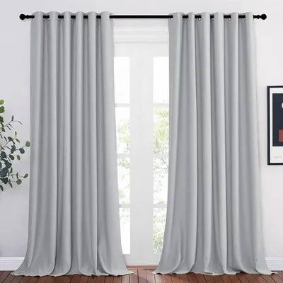 Produktbild von Famanu Verdunkelungsgardinen Set von 2 - 200 cm x 245 cm - 100% Polyester