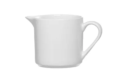 Produktbild von Milchgießer Serie Bianco aus Porzellan weiß Durchmesser 8cm 180ml