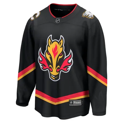 Produktbild von Calgary Flames NHL Eishockey Fanatics Breakaway Trikot Alternate Schwarz-XL