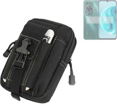 Produktbild von K-S-Trade Gürtel Tasche kompatibel mit Huawei Enjoy 70 Gürteltasche Holster Schutz Hülle Handy Hülle Smartphone outdoor Handy-Hülle schwarz