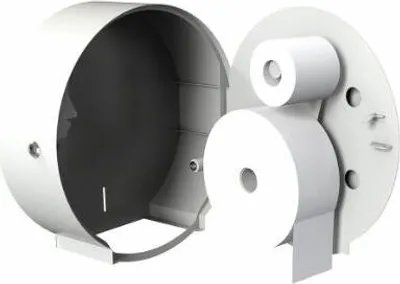 Jumbo-Toilettenpapierhalter weiß Dan Dryer Björk 3350