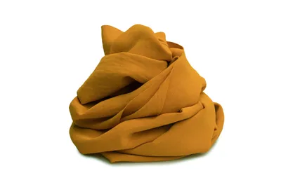 Immagine prodotto di Crepe americano, tessuto leggero per indumenti, senape, 50 x 150 cm