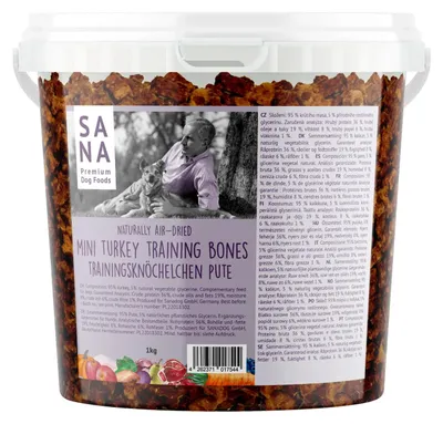 Trainingsknödel Truthahn 1 kg – Snack für Hunde, 95 % Truthahn