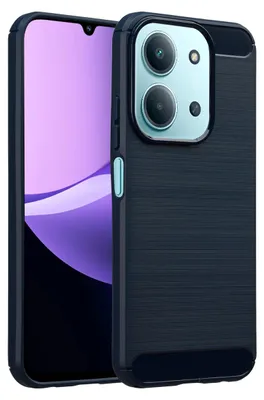 Imagen del producto de Funda con acabado cepillado para Xiaomi Redmi 15C (5G) - Azul oscuro
