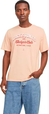 Immagine prodotto di Maglietta a maniche corte con logo Jack & Jones, beige, taglia 2XL da uomo, beige, taglia 2XL