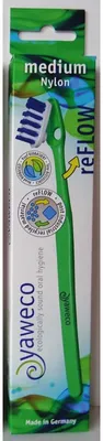 Immagine prodotto di Spazzolino da denti con testina intercambiabile reFLOW, medio, verde