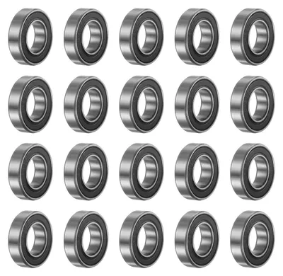 Rillenkugellager 6800-2RS, 20 Stück, 10x19x5 mm, doppelt abgedichtet