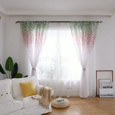 Produktbild von Záclona, okenní záclona, volán, voál, polyesterová okenní záclona