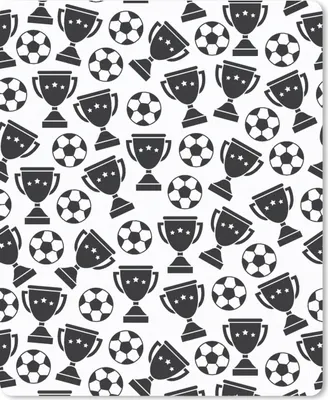 Produktbild von MuchoWow® Mauspad Mousepad Muster - Fußball - Pokal - Jungen - Kinder - Kind 30x40 cm - Mousepads - Maus Mat - Pad - Mausunterlage - Mausmatten